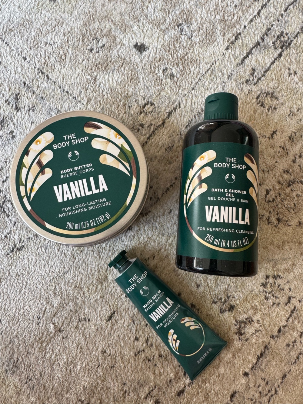 The Body Shop Vanilla Bath & Body Set
